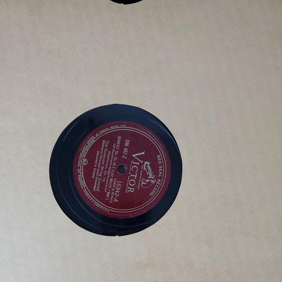 Beethoven “Quartet No. 10, in E Flat Major (Harp) (Op. 74)” Victor Set # M-467 - Picture 7 of 14